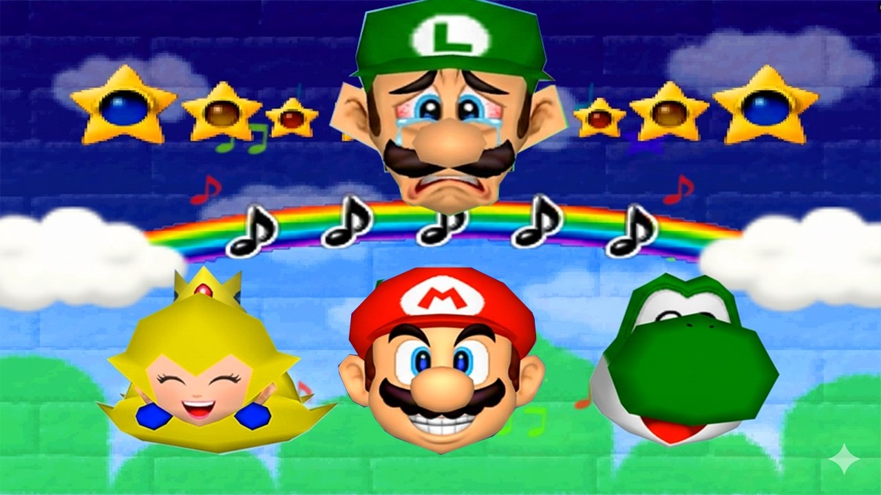 Mario Party 2 - Когда Луиджи дурак (Счастливые мини-игры)