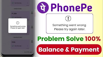 Something went wrong please try again later phonepe - something went wrong phonepe