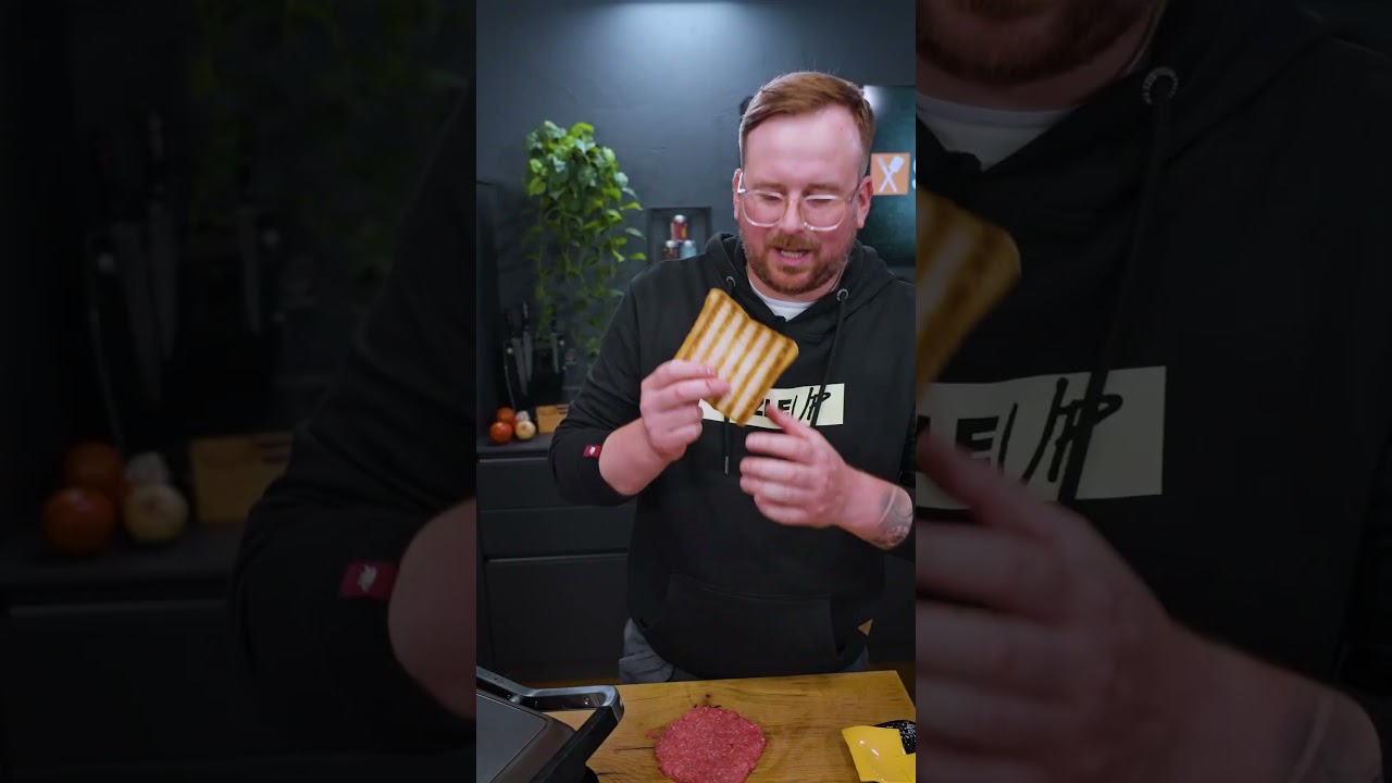 BigMac Sandwich vom Kontaktgrill