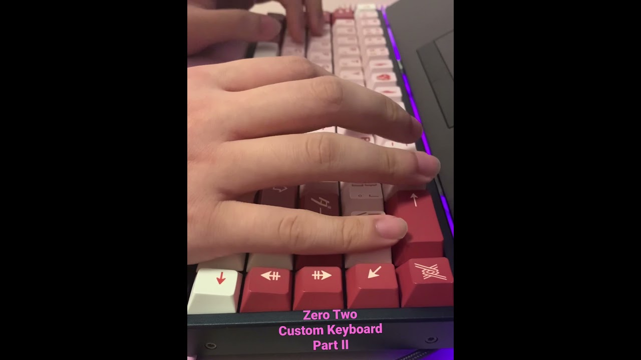 Zero Two Custom Keyboard - Alpaca v2 (lubed w/ 205g0)