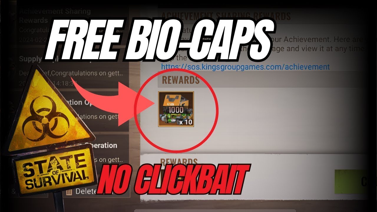 The Fastest Ways To Get Free Biocaps In State of Survival | An In-depth Guide, The Quickest, and Fun