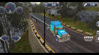 Simulation of heavy cargo truck uphill  Mô phỏng xe tải chở hàng nặng lên dốc screenshot 2