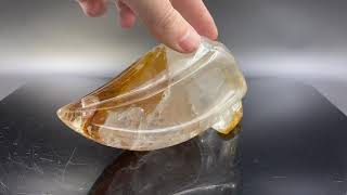 Brazilian Hematoid Quartz Travel Skull