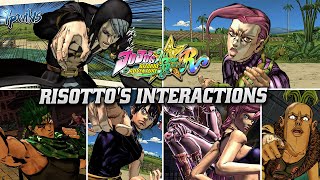 Risotto's Intros and What-If Interactions | JoJo's Bizarre Adventure: All-Star Battle R