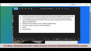 TUTORIAL FOR PROPOSING SKPP/SKMI WITH THE MINISTRY OF RELIGIOUS AFFAIRS SIMSDM APPLICATION