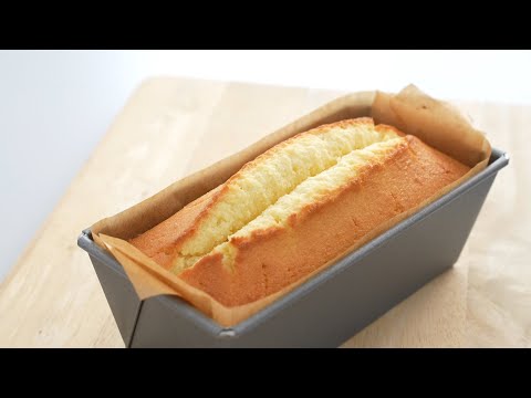 Whipping Cream Pound Cake｜Without baking powder｜Apron