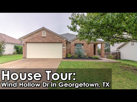 321 Wind Hollow Dr, Georgetown, TX home video tour