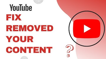 How to Fix Youtube Remove Your Content !! YouTube removed your Content - 2024 !! Youtube