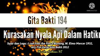 Video thumbnail of "✔️ GB 194 - Kurasakan Nyala Api Dalam Hatiku || I can Feel the Fire a Burning - W. Elmo Mercer"
