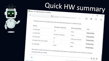 Get Jake AI to Summarize NI Hardware