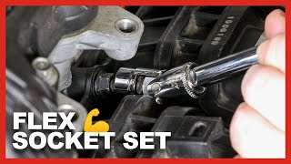 Famous ARES 39015🛠️ Metric Flex Socket Set -3/8" Dr. | Access Hard To Reach Fasteners Profile