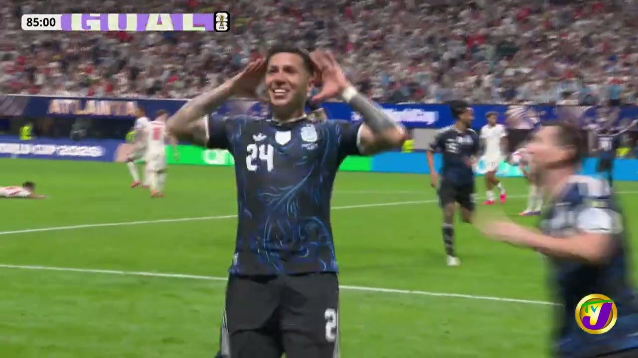 Argentina's  Enzo Fernández scores equalizer goal in the 85th minute | FIFA World Cup 2026