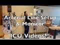 Arterial Line Setup and Monitor