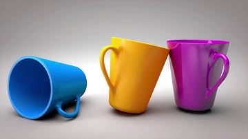 C4D Tutorial For Beginner-How To Make Coffee Cup