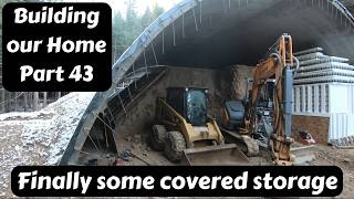 Weatherproofing and starting back filling of our underground home (Building our Home Part43)