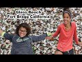 We went to Glass Beach in Fort Bragg, California 2020