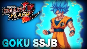 Goku Saiyan Blue REMASTERED | SSF2 MODS!