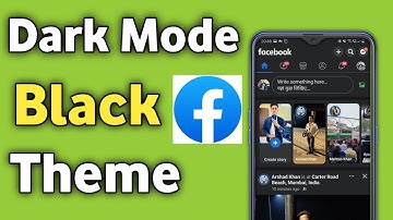 How to Enable Dark Mode on facebook ( Black Theme )