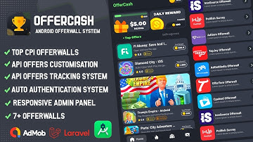OfferCash : Android Offerwalls Reward app source code | Create your own Earning app Android studio