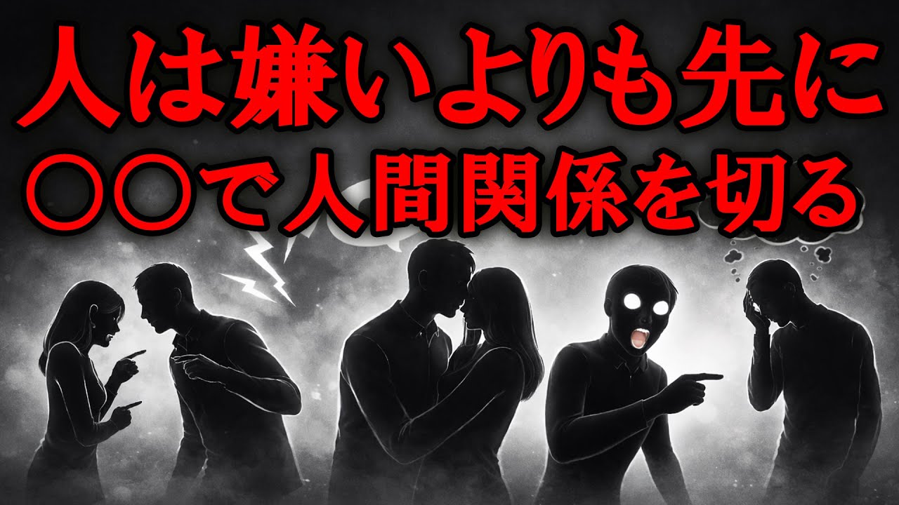人間関係は○○で終わる【グレーな心理学】