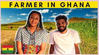 His Parents are Ghanaian diplomats, he became a farmer
