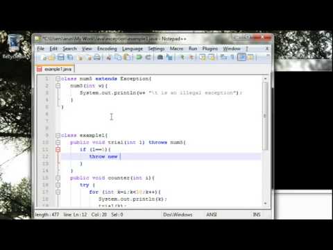 Learn Java in Hindi 32  User Defined Exceptions