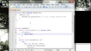 Learn Java in Hindi 32  User Defined Exceptions