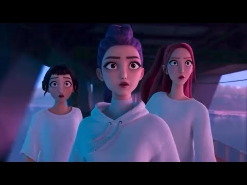 Takedown Train Scene K Pop Demon Hunters