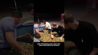 Find m beans in the rainbow candy#varietyshow #subscribe #funny #whowillbemylifepartnerta