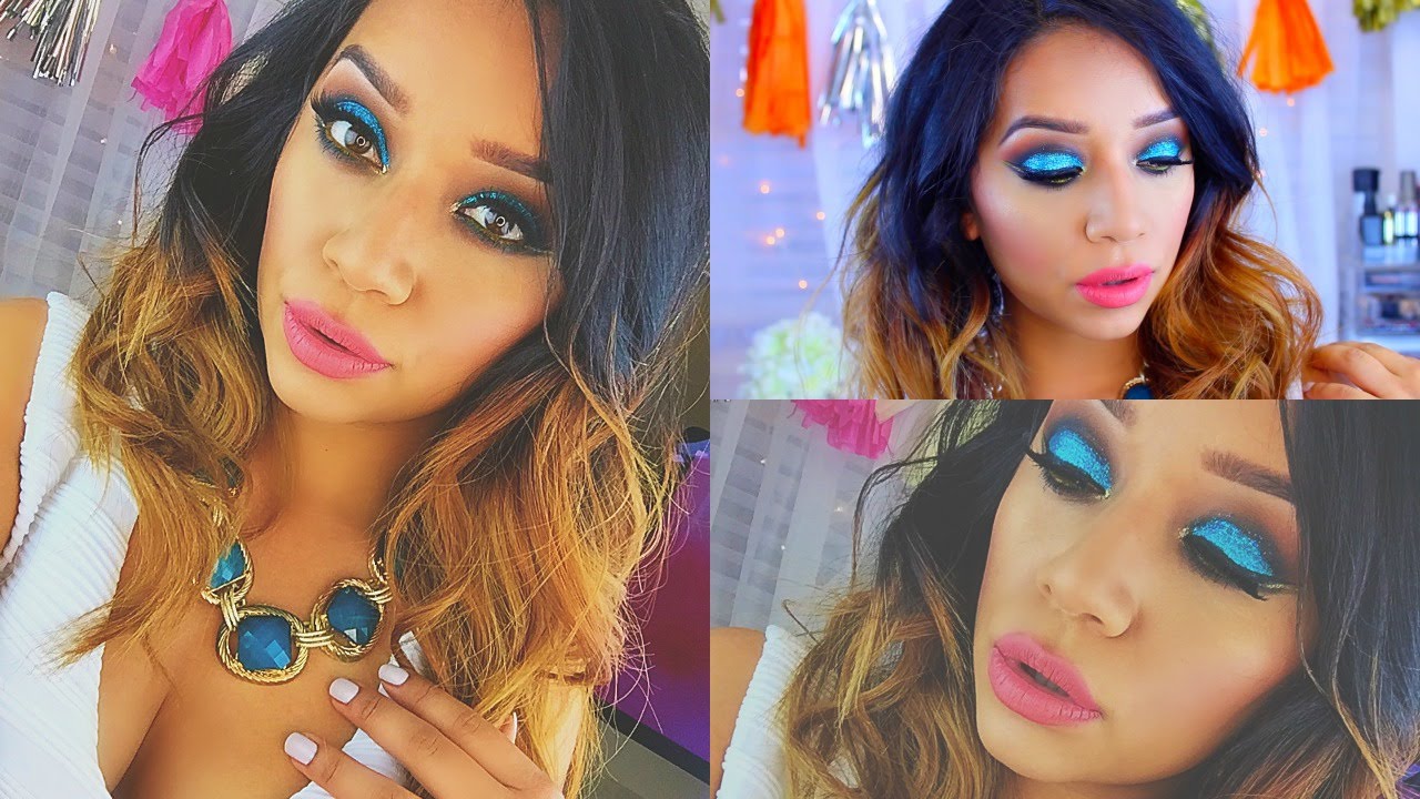 Prom Inspired Makeup Look- Glam & Glitter