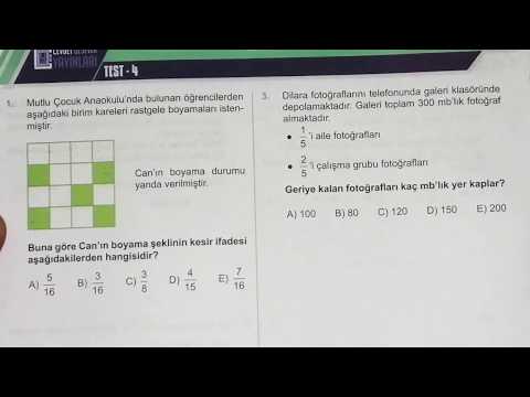 Kesir Problemleri Yeni Nesil Soru Çözümü TYT KPSS DGS ALES