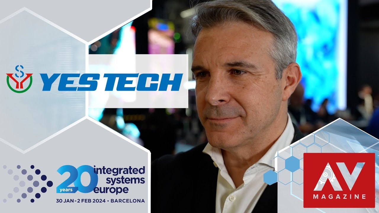 YES TECH Introduces Display Solutions & New Products at ISE 2024 - YouTube