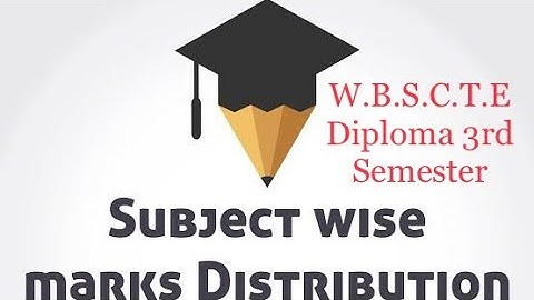 WBSCTE Diploma CST 3rd sem Marks distribution @academyofcomputerscienceao8680