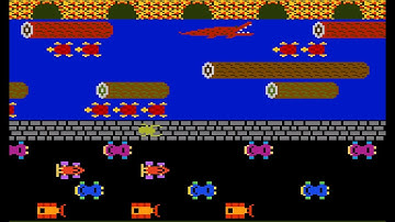 Frogger Gameplay Atari 5200