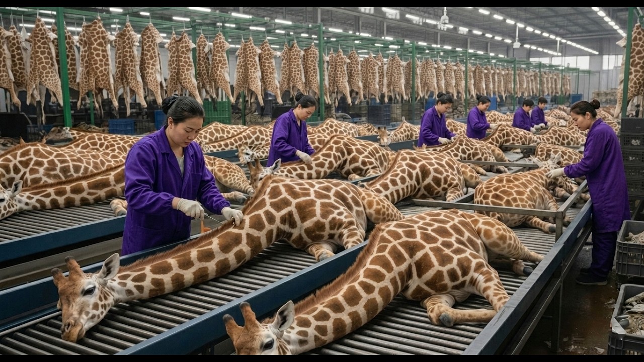 Di Balik Pabrik Kulit Jerapah: Bagaimana Kulit Jerapah Menjadi Jaket Mewah Seharga $10.000