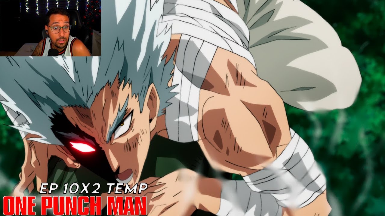 BRKK - GAROU VS 8 HEROIS | One Punch Man Ep 10 ( 2° Temp ) ( React )