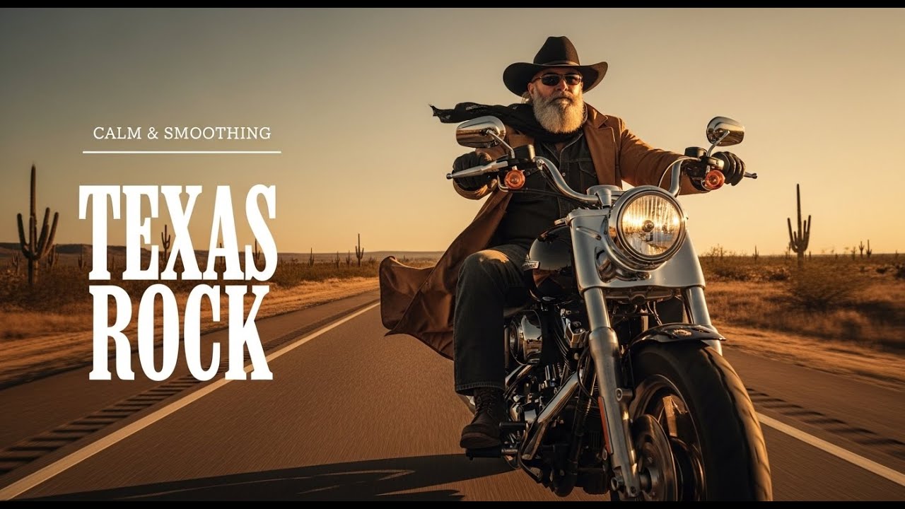 Texas Outlaw Rock N Roll Vibes: Raw Biker Guitars & Blues Spirit #54