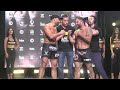 Eddie Alvarez vs Chad Mendes weighins and faceoff BKFC 41 #bkfc41