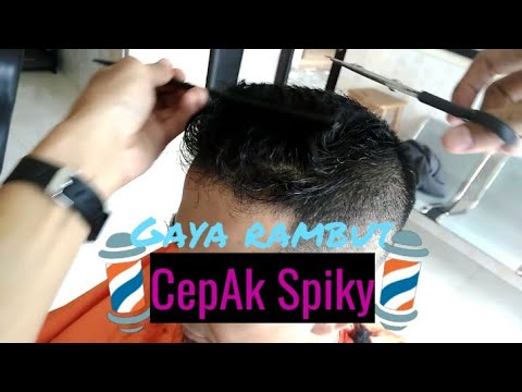 Gaya rambut  CepAk  Spiky LIKE BARBERSHIP YouTube