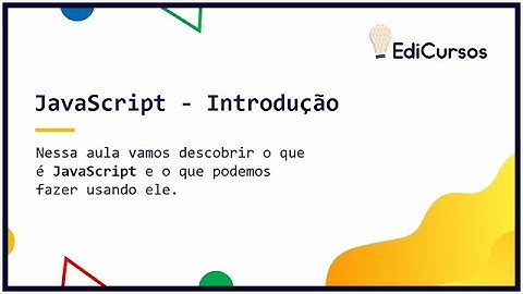 Aula 01 - Introdução ao JavaScript