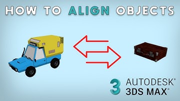 How to align objects in 3DS Max 2023 #tutorial #lesson #3dsmax #3d #2023