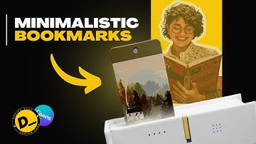 Custom bookmarks made easy in CANVA with this graphic design tutorial || Canva Tutorial