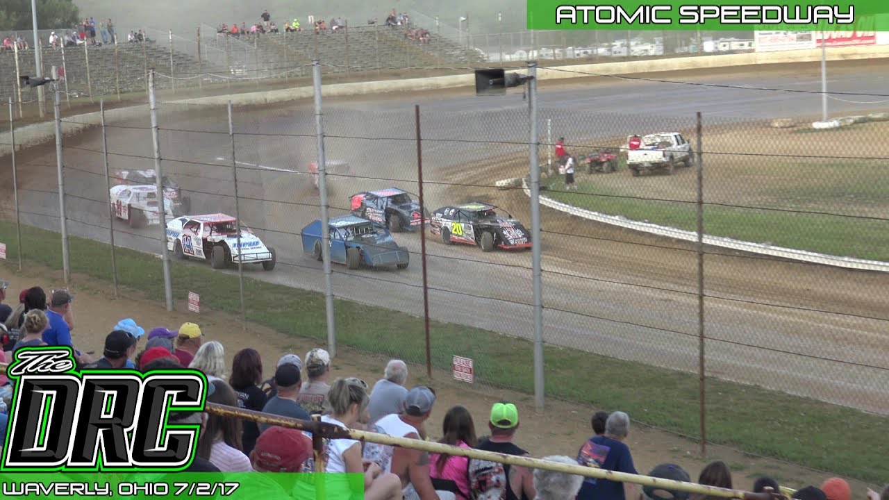 Atomic Speedway | 7/2/17 | AMRA Modifieds | Heat 3 - YouTube