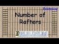 Estimate the Number of Rafters Estimate the Number of Rafters