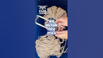 My new DIY macrame purse is finally here! Chinese crown knot design, tutorial is linked✨ #macramebag