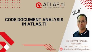 20. Code Document Analysis in Atlas.ti - 23 || Dr. Dhaval Maheta Net Worth