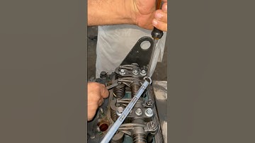 Diesel Engine Valve Clearance Setting #engine #tappet  #mechanic #skills ￼
