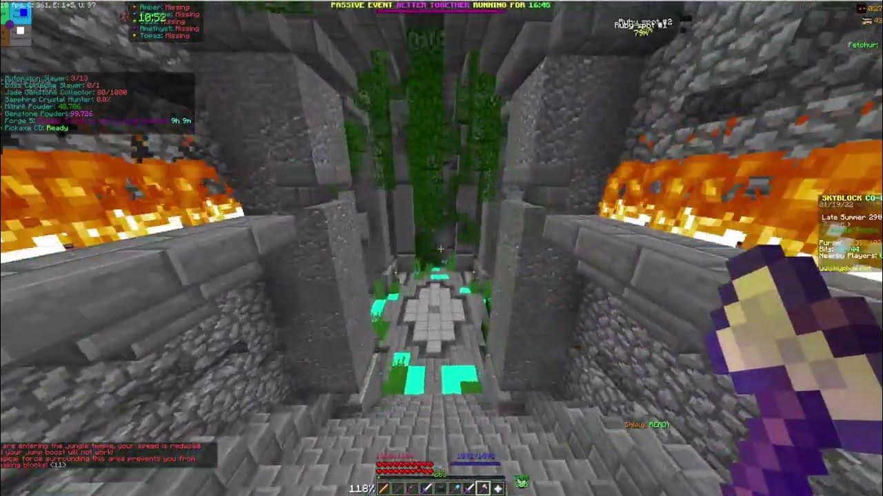 Jungle Temple Bug (Hypixel Skyblock) YouTube
