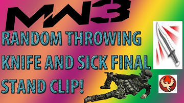 MW3: Random Throwing Knife And Ownage Final Stand