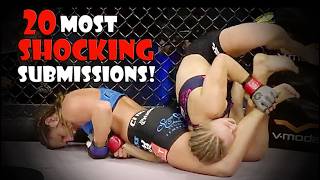 The 20 Most Shocking Submissions in Women’s MMA !